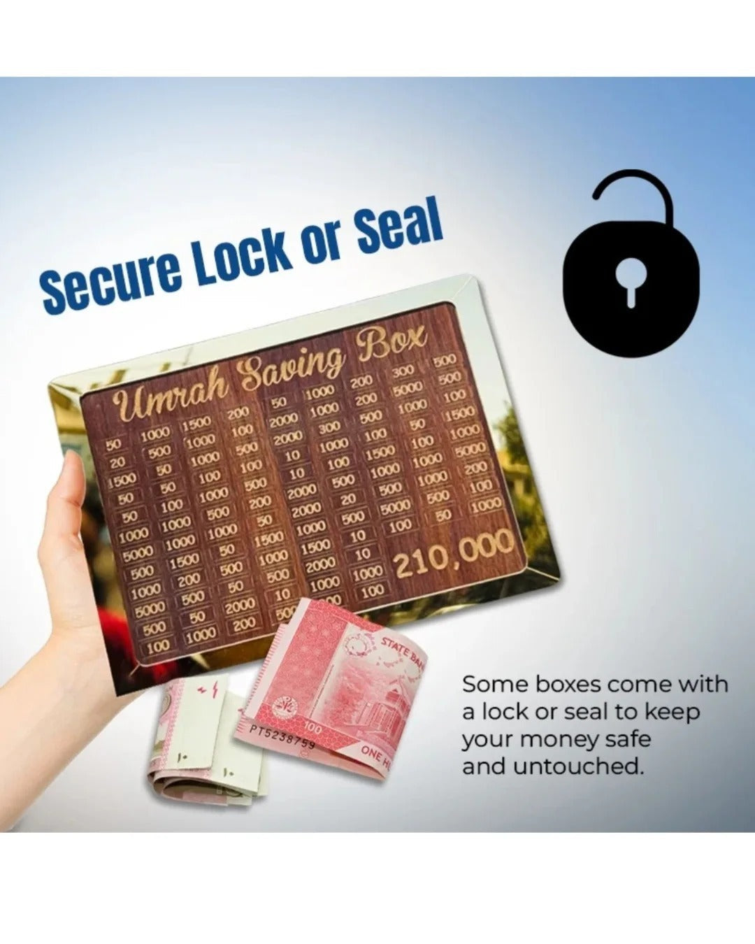 Premium Umrah Saving Box (210,000 Goal)